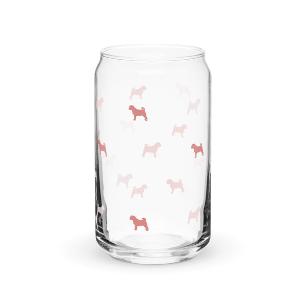 Pug Can-shaped glass